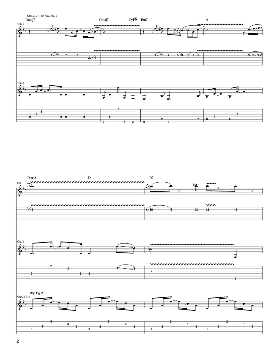 A Love Eternal A Love Eternal Acoustic Guitar scores gallery preview page 2