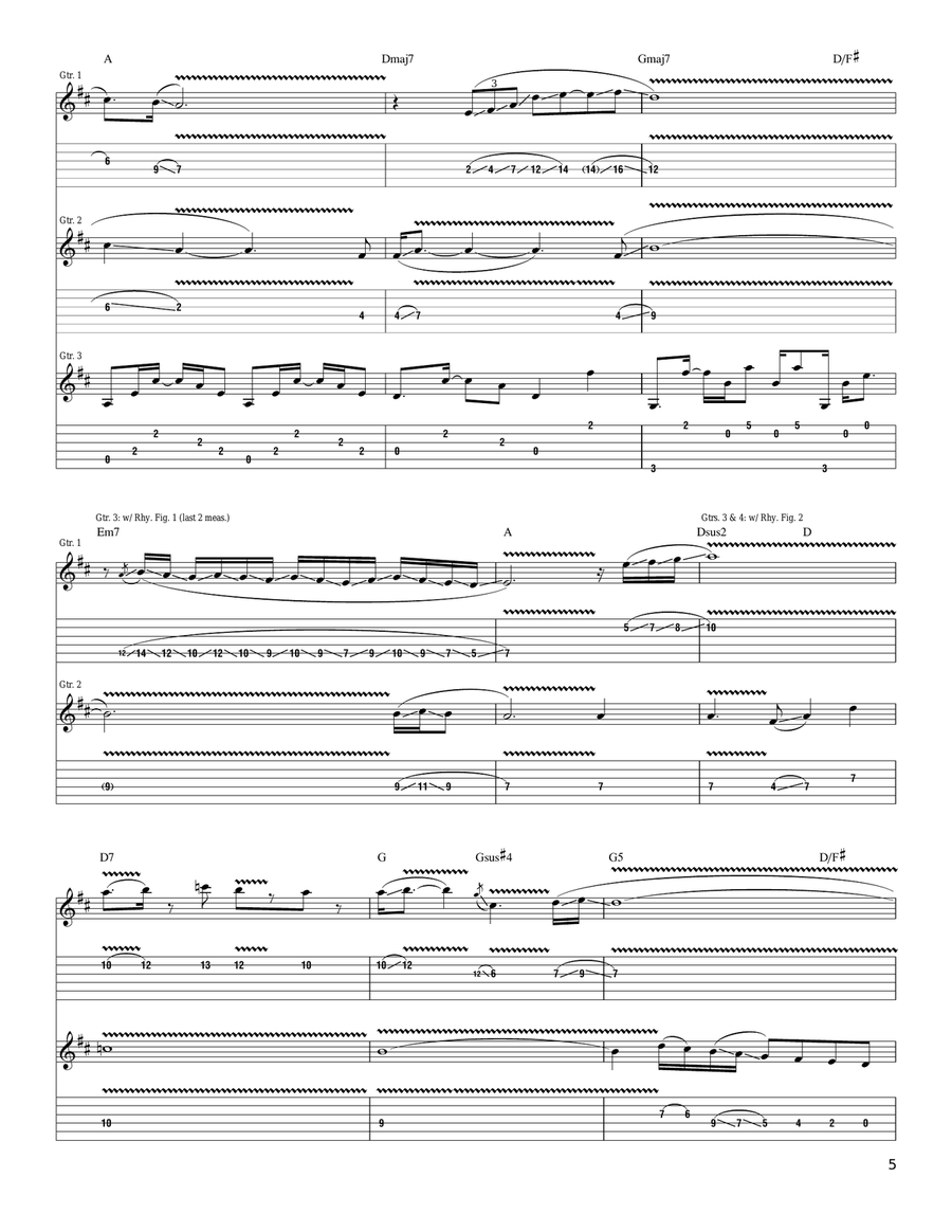 A Love Eternal A Love Eternal Acoustic Guitar scores gallery preview page 5