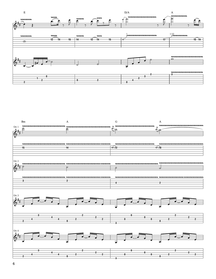 A Love Eternal A Love Eternal Acoustic Guitar scores gallery preview page 6