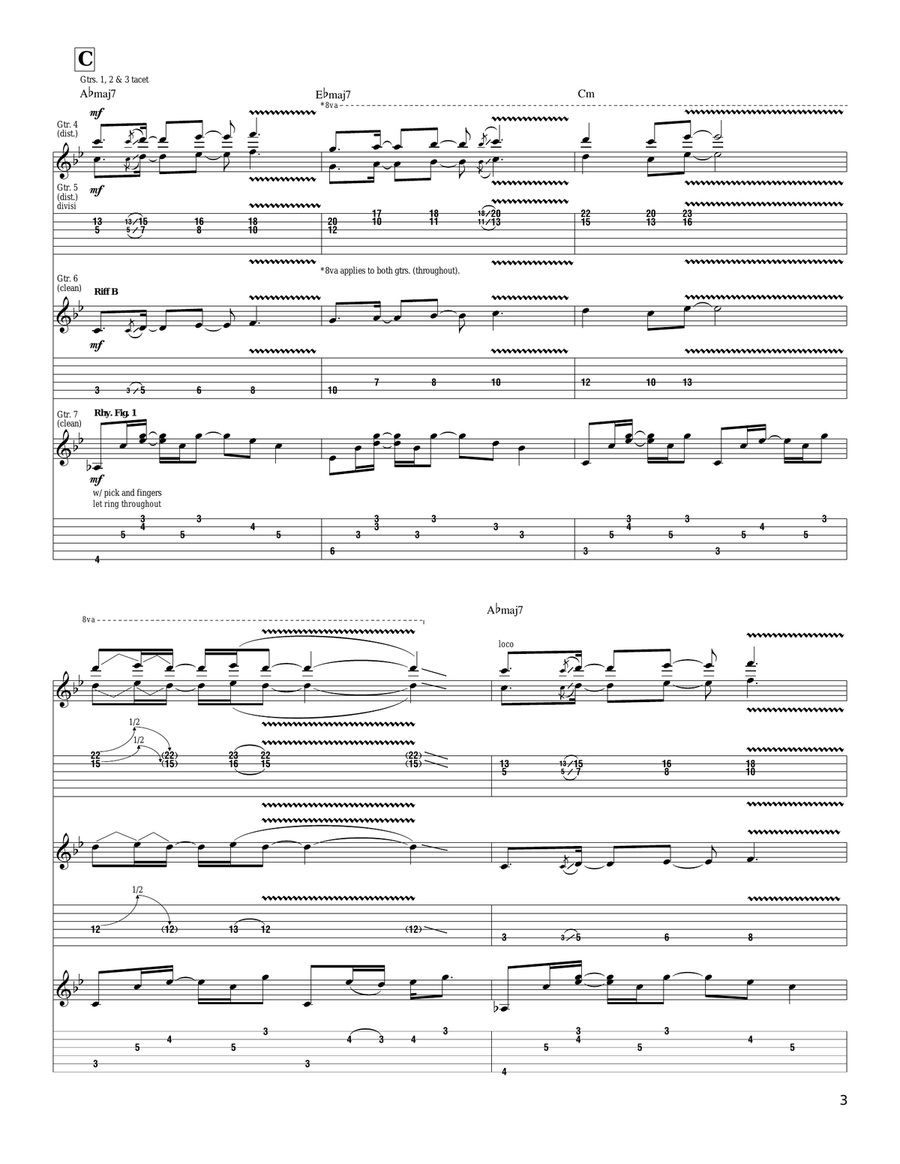 Just Like Lightnin' Just Like Lightnin' Acoustic Guitar scores gallery preview page 3