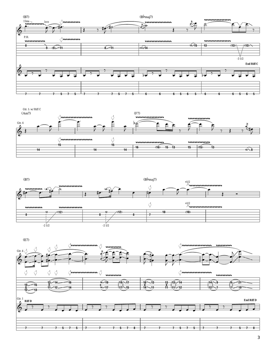 Theme For A Strange World Acoustic Guitar scores gallery preview page 3