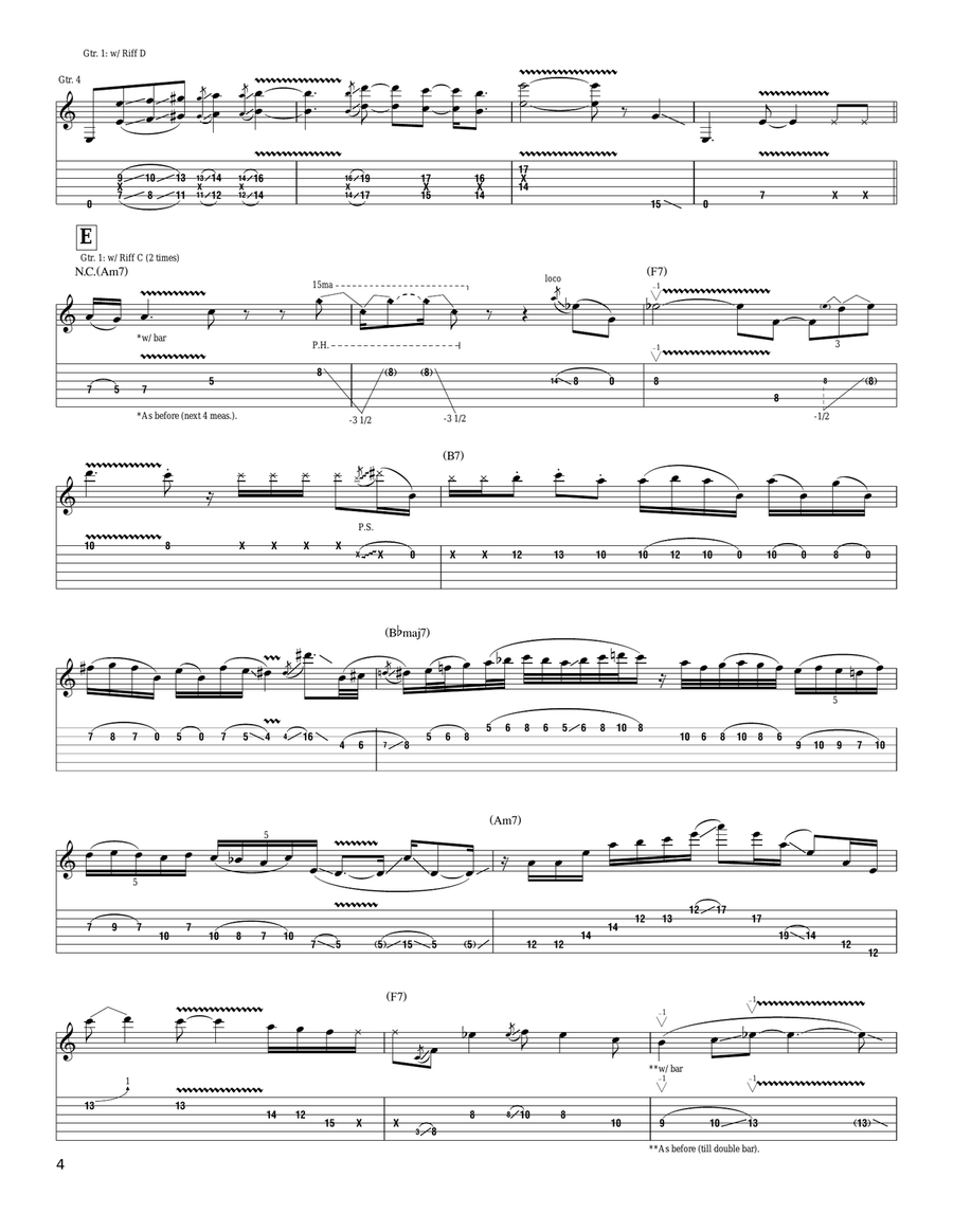 Theme For A Strange World Acoustic Guitar scores gallery preview page 4