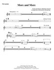More And More - Percussion