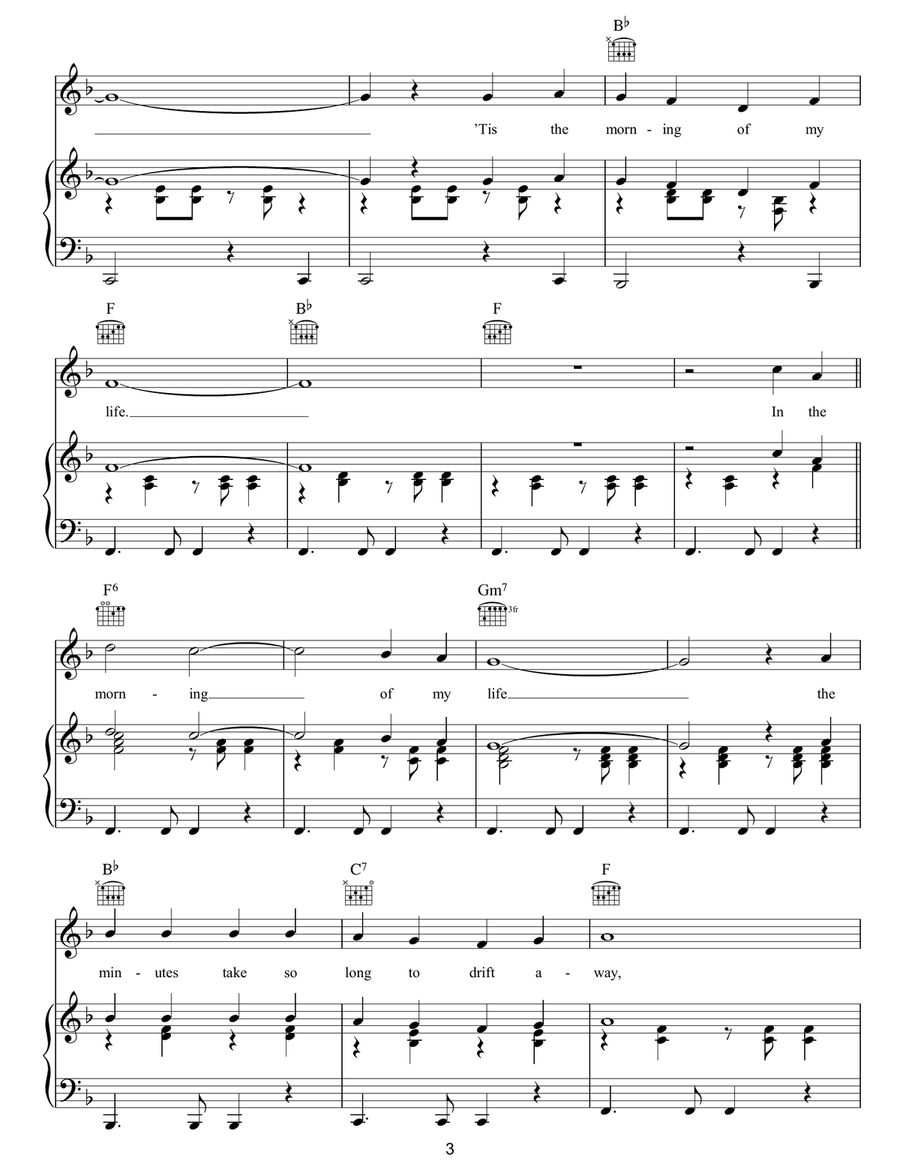 (In The) Morning Of My Life Acoustic Guitar scores gallery preview page 3