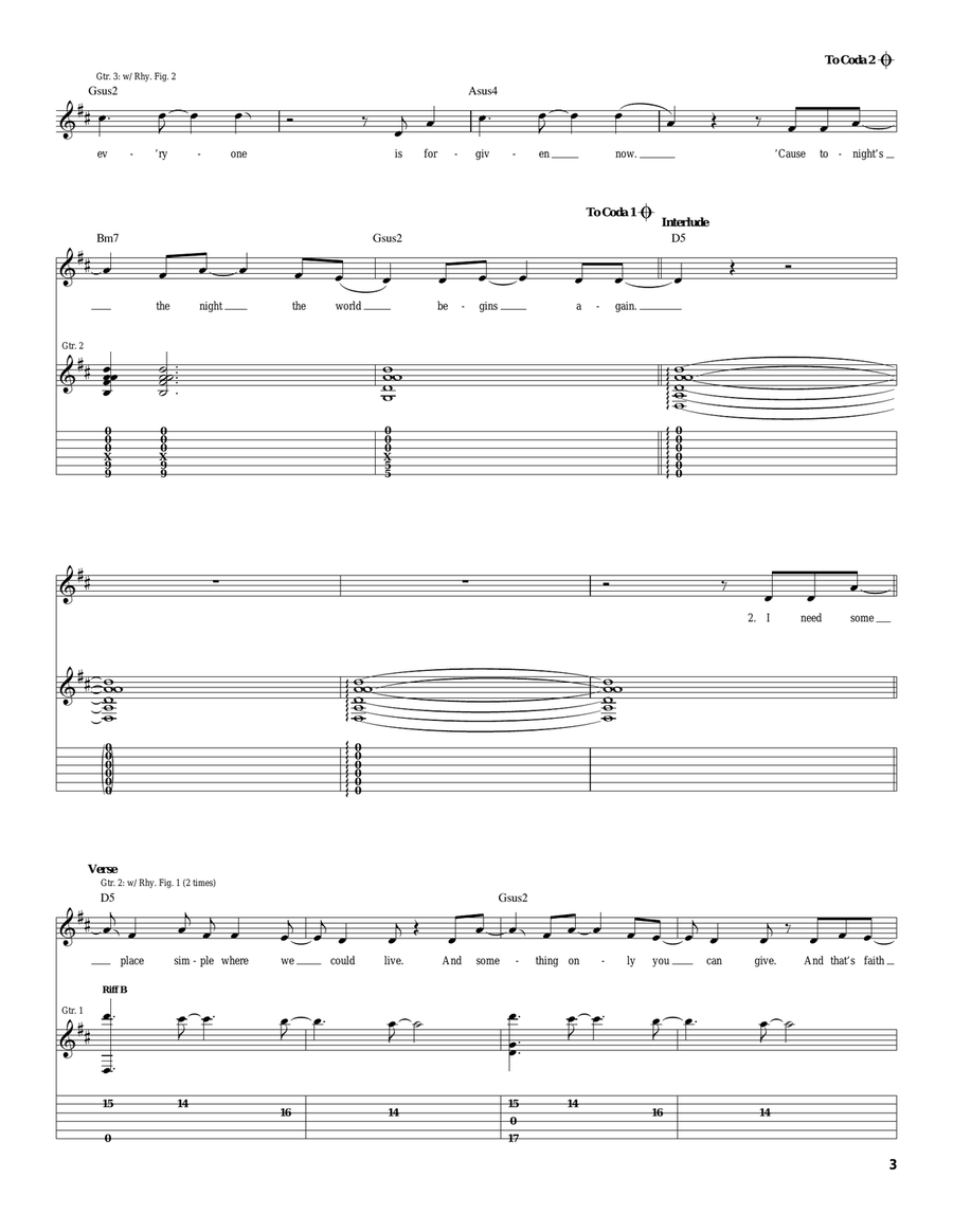 Better Days Better Days Acoustic Guitar scores gallery preview page 3