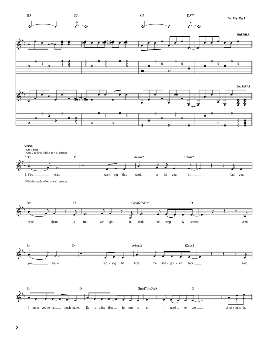 Let Love In Let Love In Acoustic Guitar scores gallery preview page 2