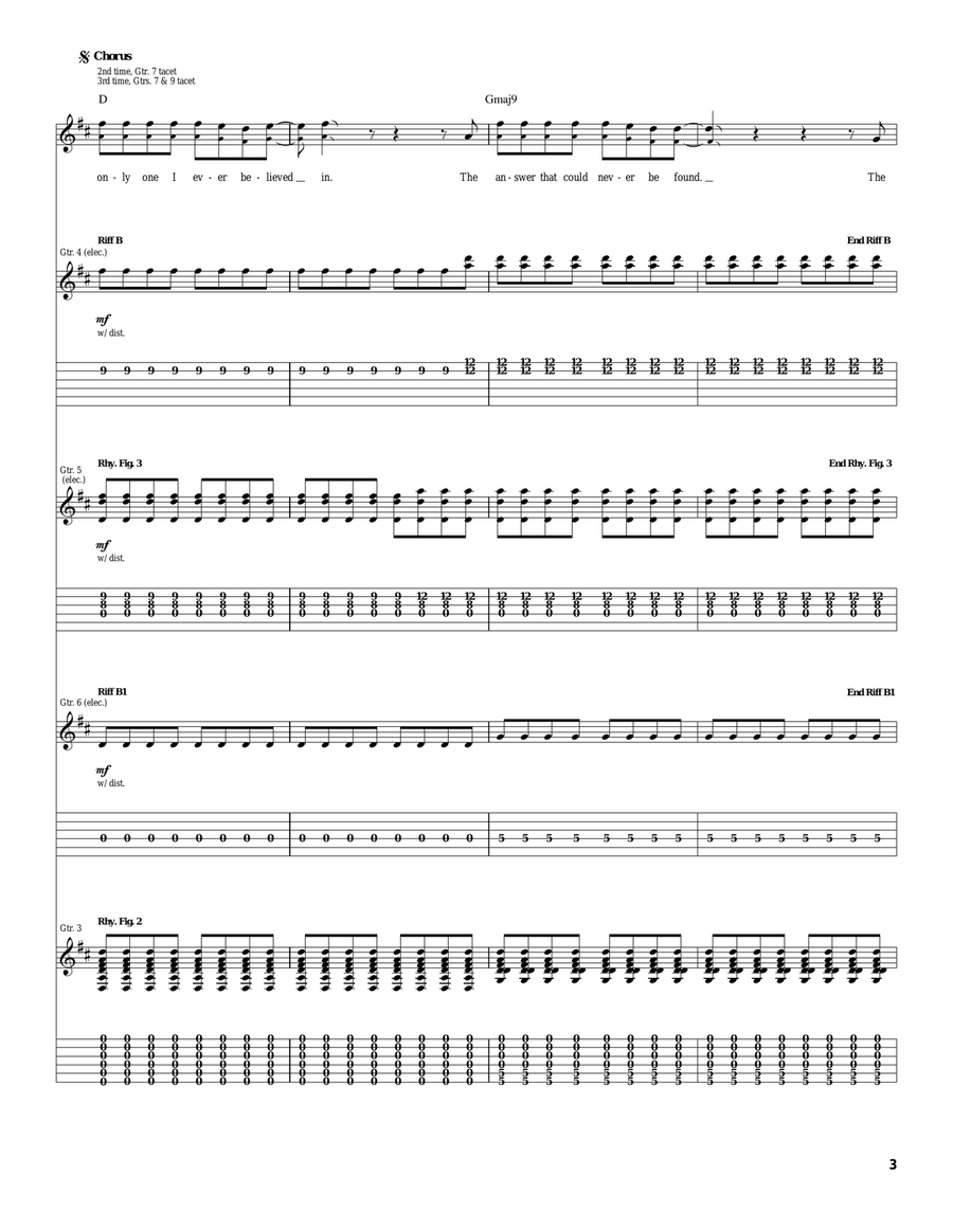 Let Love In Let Love In Acoustic Guitar scores gallery preview page 3