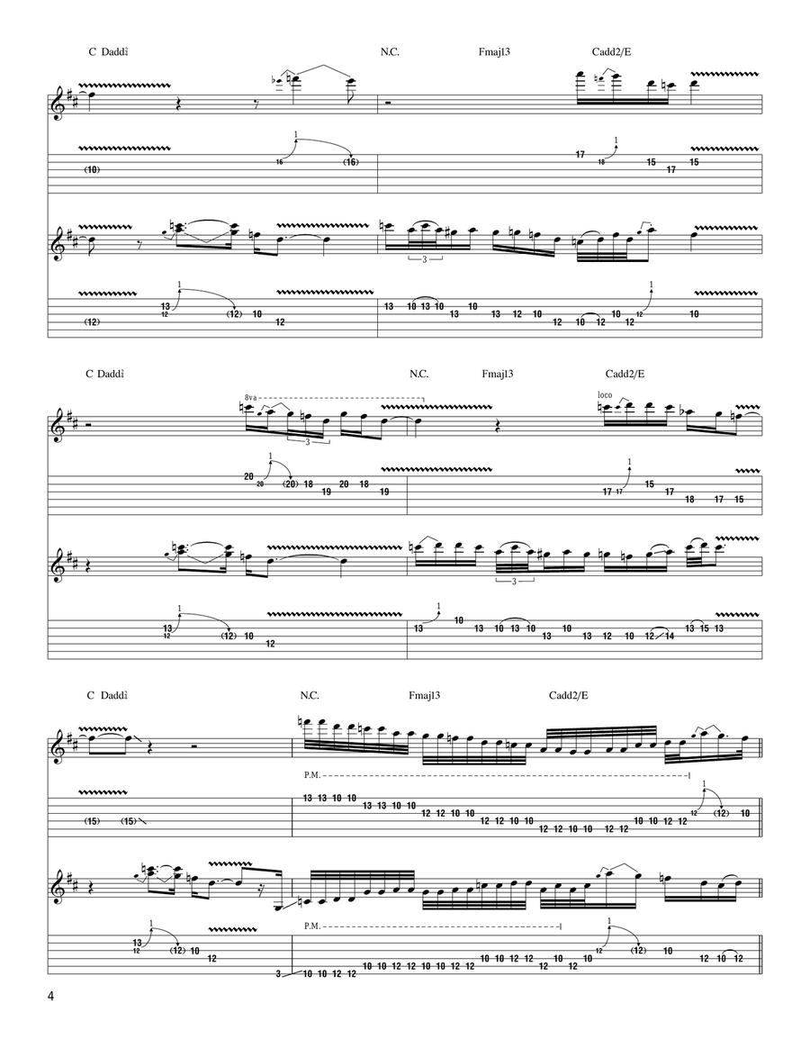 The Blessed Hellride The Blessed Hellride Acoustic Guitar scores gallery preview page 4