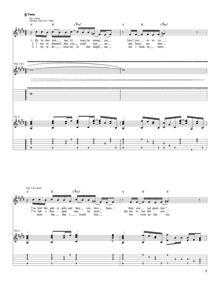 I Never Dreamed I Never Dreamed Acoustic Guitar scores gallery preview page 3
