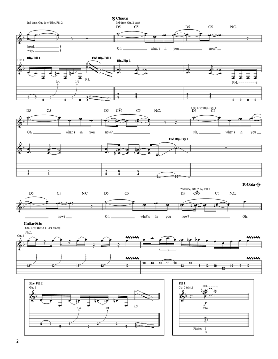 What's In You What's In You Acoustic Guitar scores gallery preview page 2