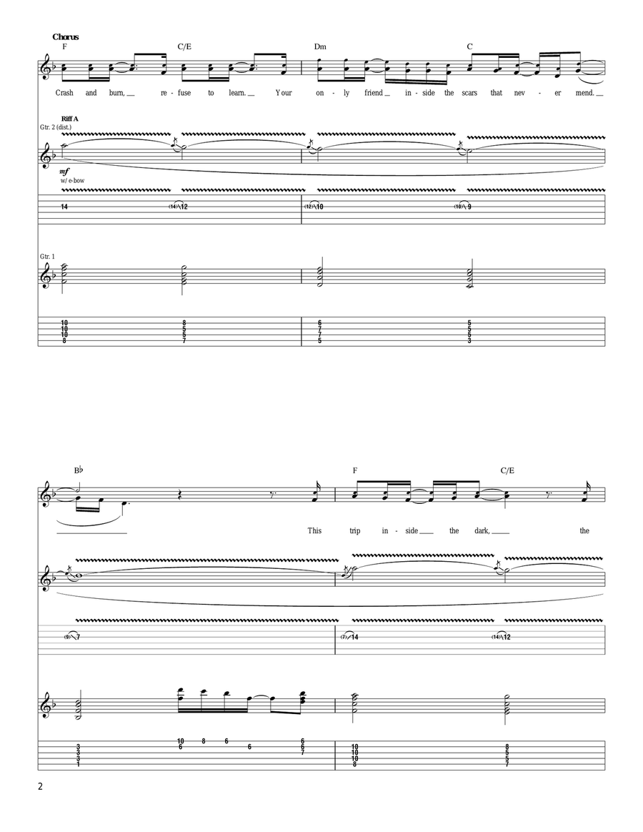 Nothing's The Same Nothing's The Same Acoustic Guitar scores gallery preview page 2