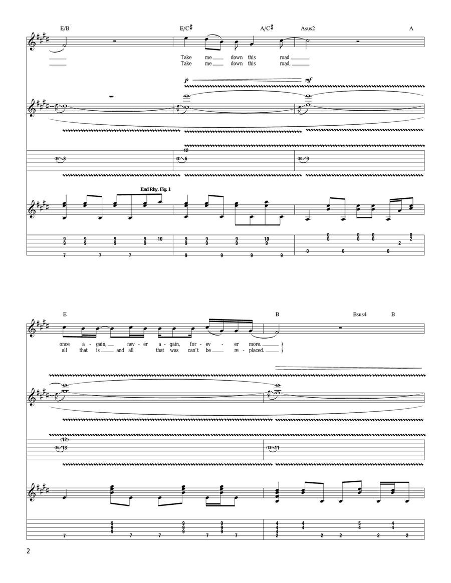 The Last Goodbye The Last Goodbye Acoustic Guitar scores gallery preview page 2