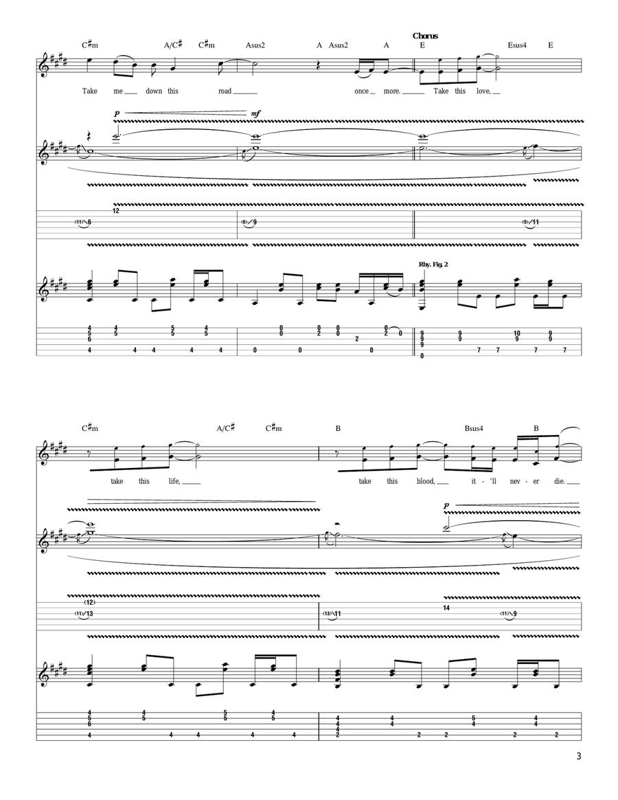 The Last Goodbye The Last Goodbye Acoustic Guitar scores gallery preview page 3