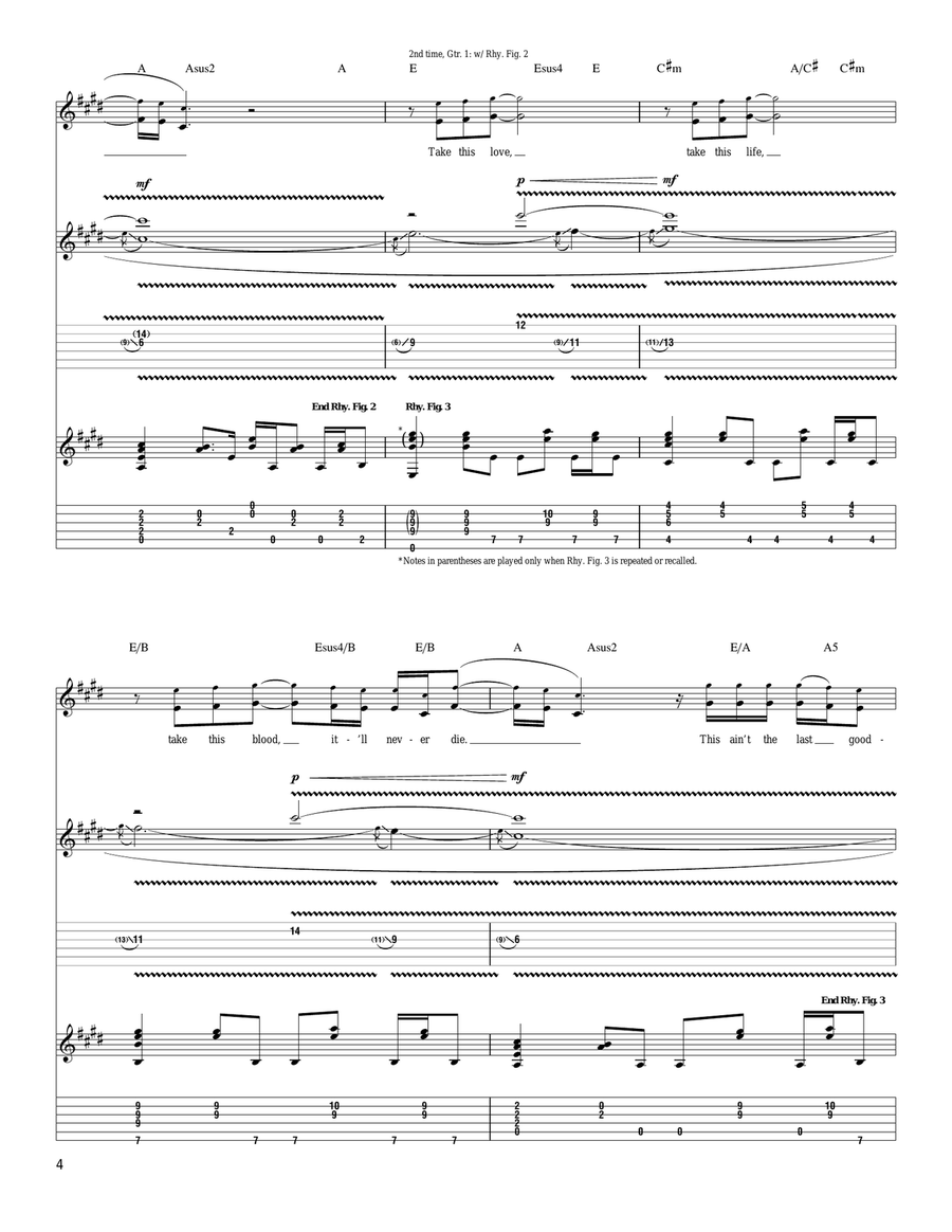 The Last Goodbye The Last Goodbye Acoustic Guitar scores gallery preview page 4