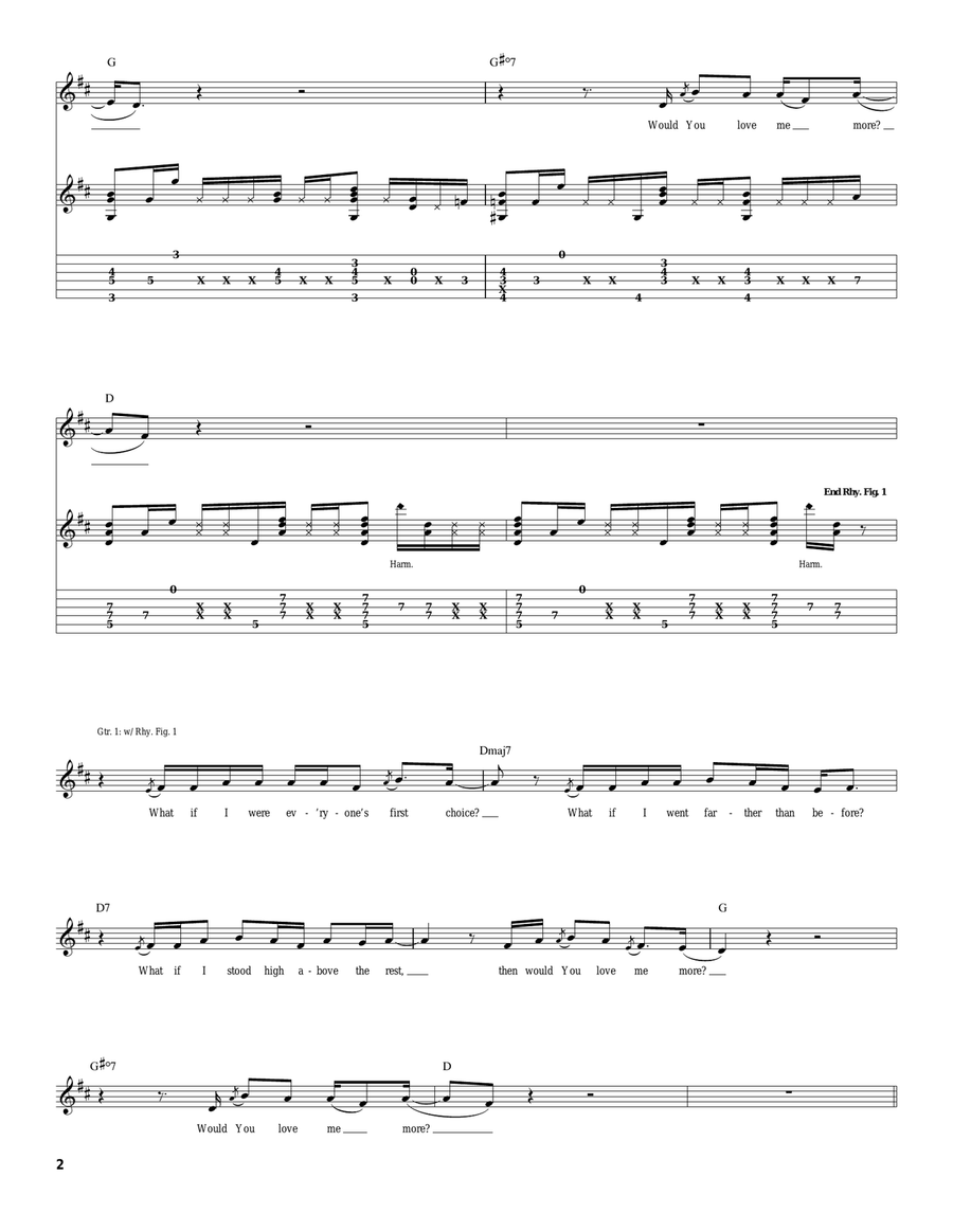 What If What If Acoustic Guitar scores gallery preview page 2