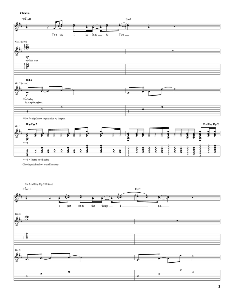 What If What If Acoustic Guitar scores gallery preview page 3