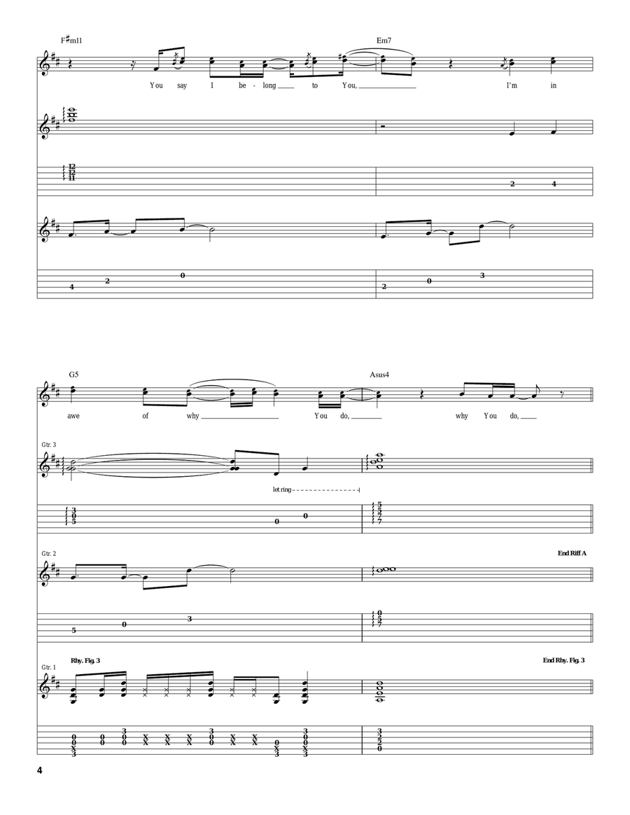 What If What If Acoustic Guitar scores gallery preview page 4