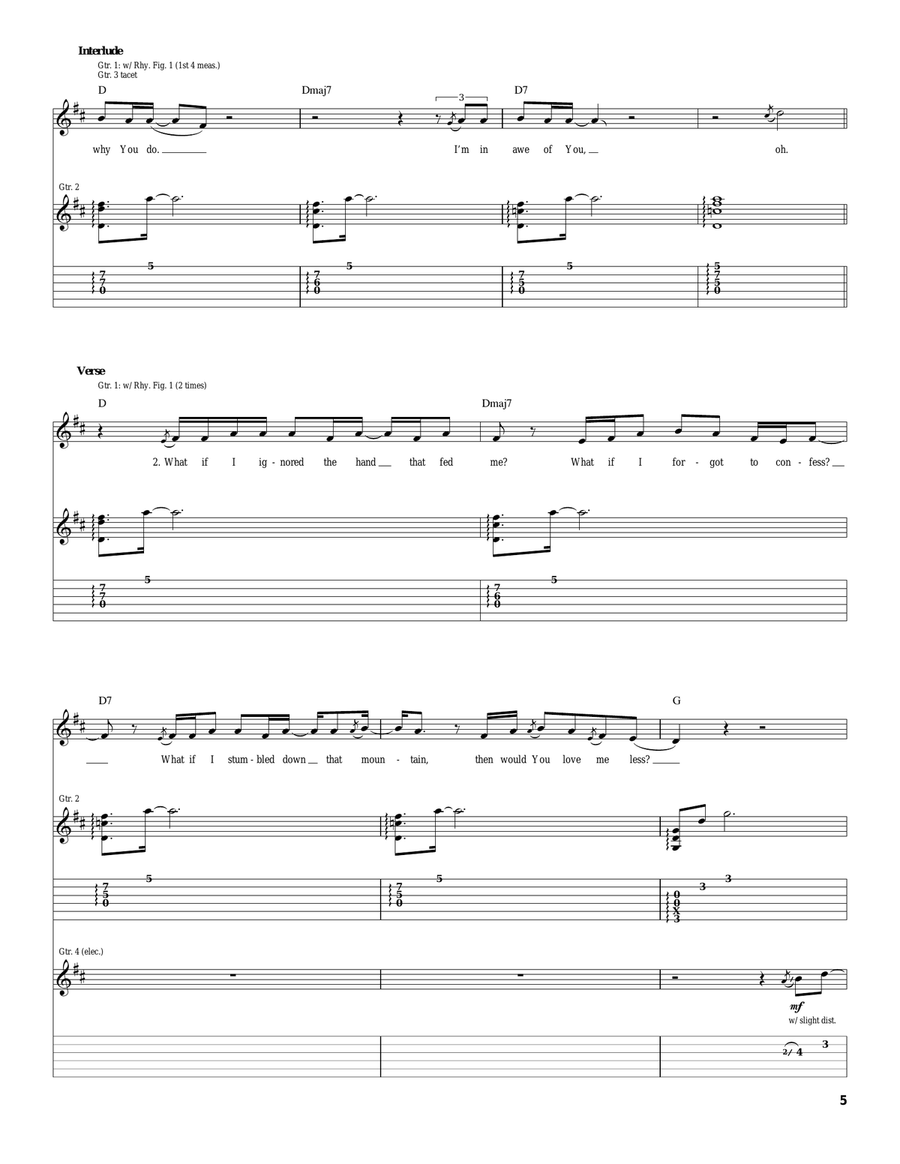 What If What If Acoustic Guitar scores gallery preview page 5