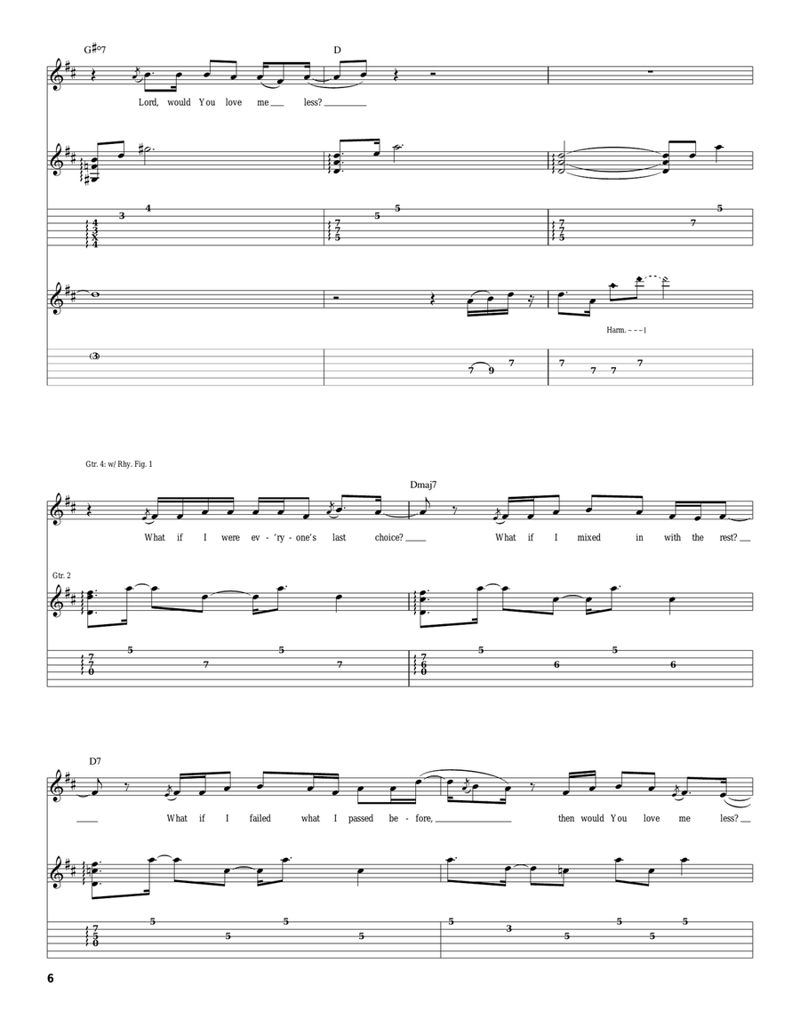 What If What If Acoustic Guitar scores gallery preview page 6
