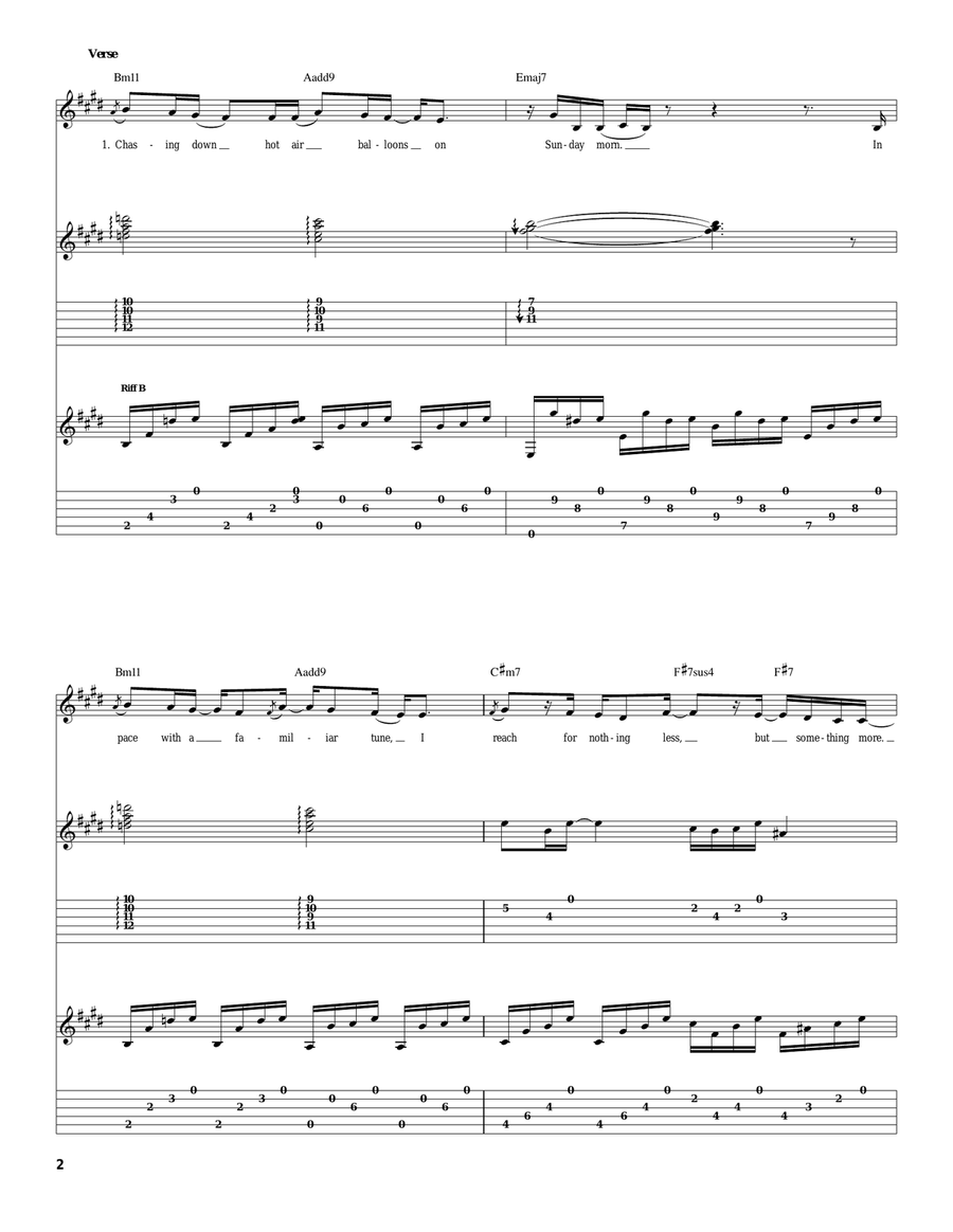 Let Everything Else Go Let Everything Else Go Acoustic Guitar scores gallery preview page 2