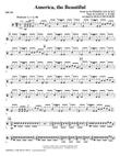 America, The Beautiful - Drums