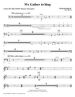 We Gather To Sing - Aux Percussion