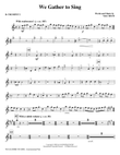 We Gather To Sing - Bb Trumpet 2