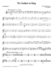 We Gather To Sing - Bb Trumpet 3