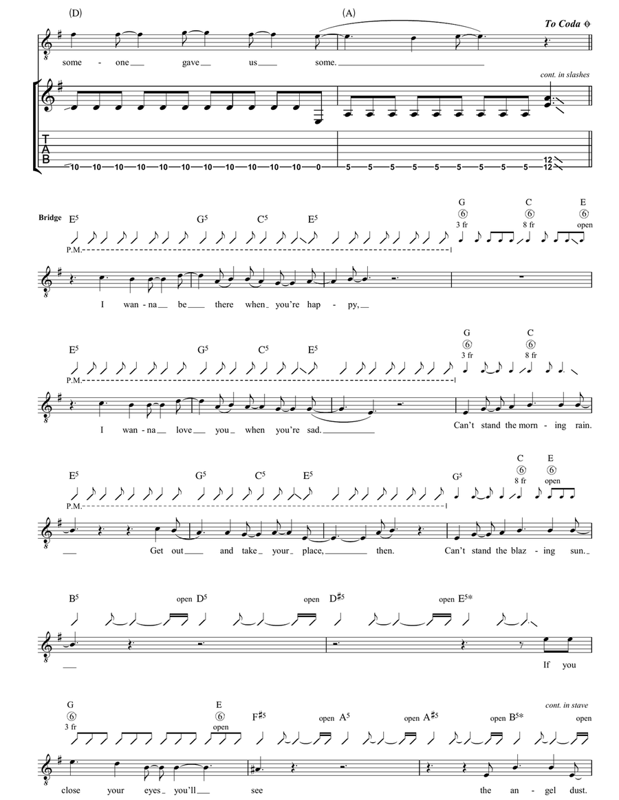 Tarantula Tarantula Guitar Tablature scores gallery preview page 3