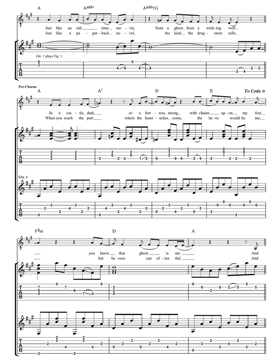 If You Could Read My Mind Acoustic Guitar scores gallery preview page 2