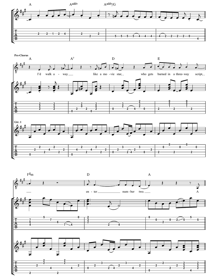 If You Could Read My Mind Acoustic Guitar scores gallery preview page 4