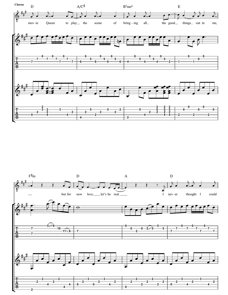 If You Could Read My Mind Acoustic Guitar scores gallery preview page 5