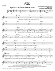 Pride (In The Name Of Love) (arr. Mark Brymer) - Guitar