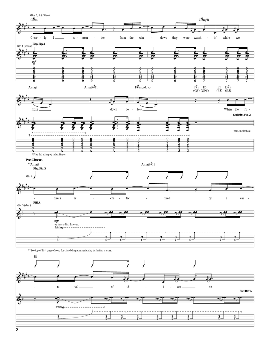 Violet Hill Violet Hill Acoustic Guitar scores gallery preview page 2