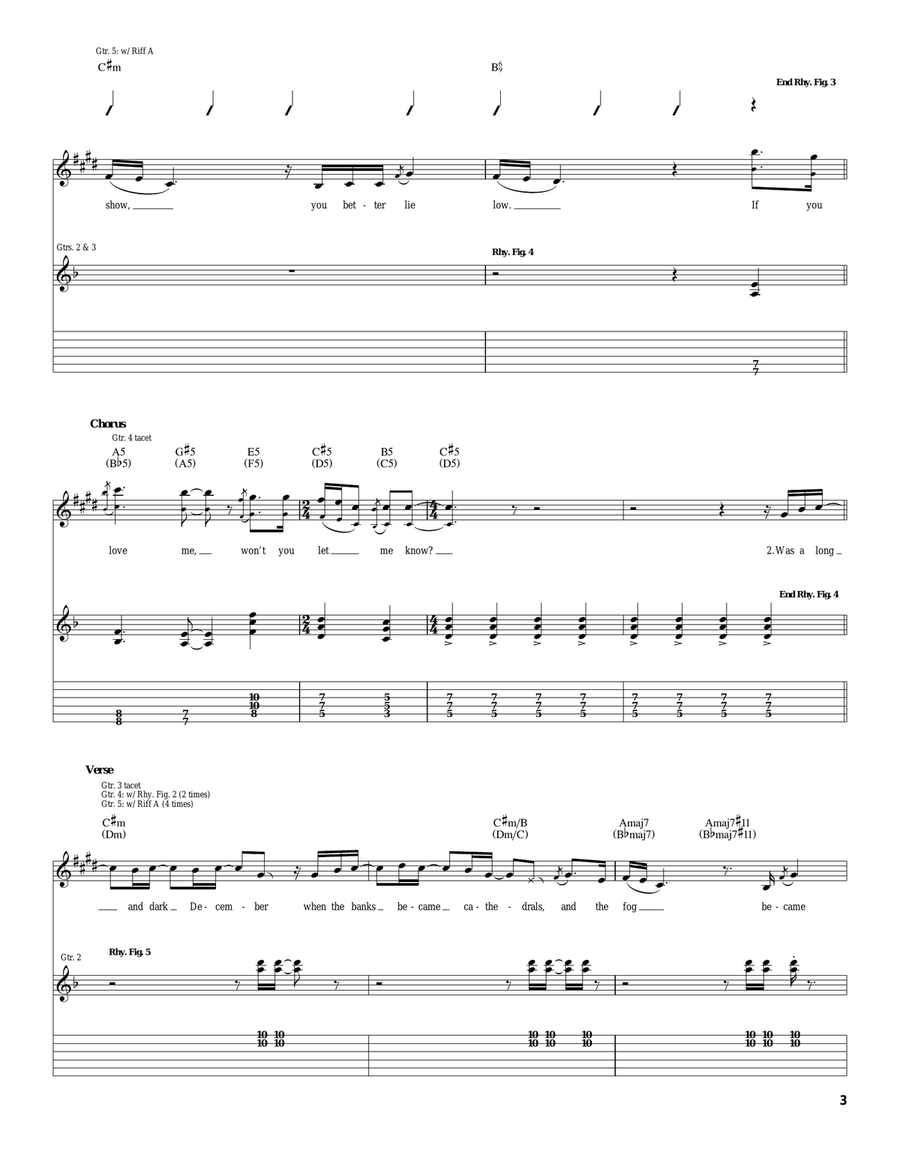 Violet Hill Violet Hill Acoustic Guitar scores gallery preview page 3