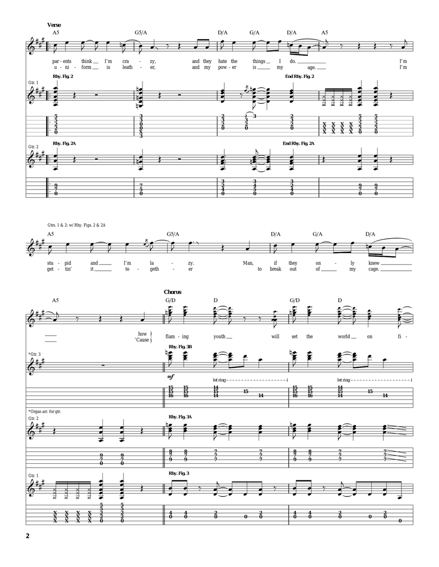 Flaming Youth Flaming Youth Acoustic Guitar scores gallery preview page 2
