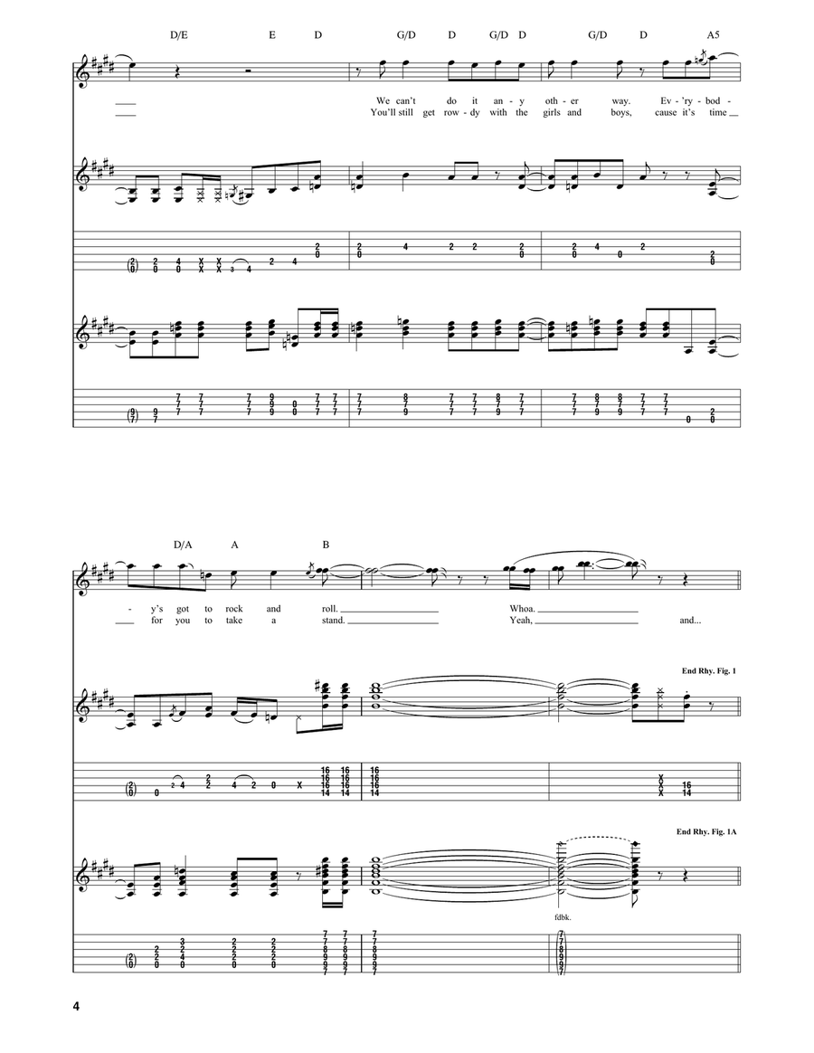 Shout It Out Loud Shout It Out Loud Acoustic Guitar scores gallery preview page 4