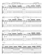 Citizen Erased Guitar Tablature scores gallery preview page 4