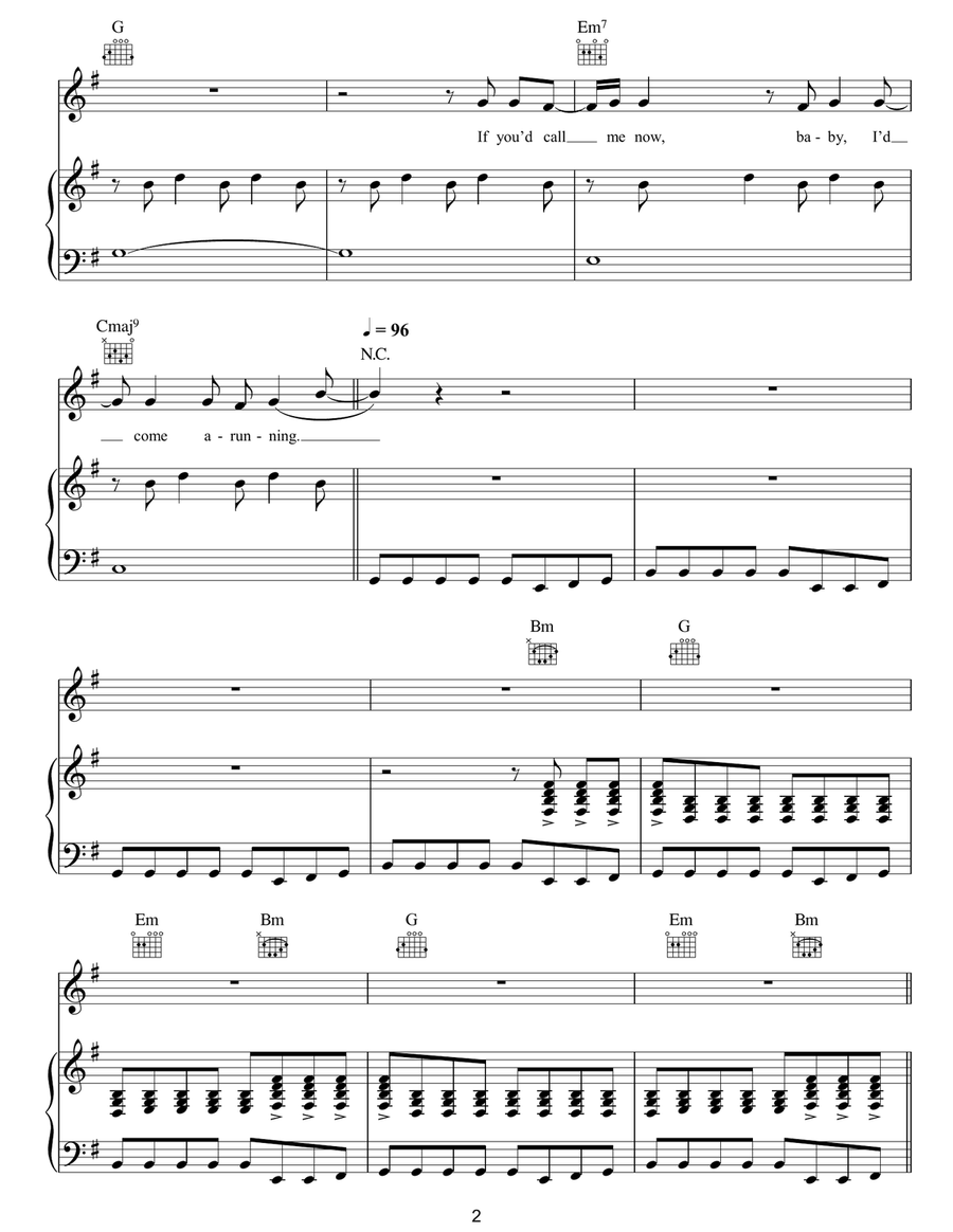 On Call On Call Acoustic Guitar scores gallery preview page 2
