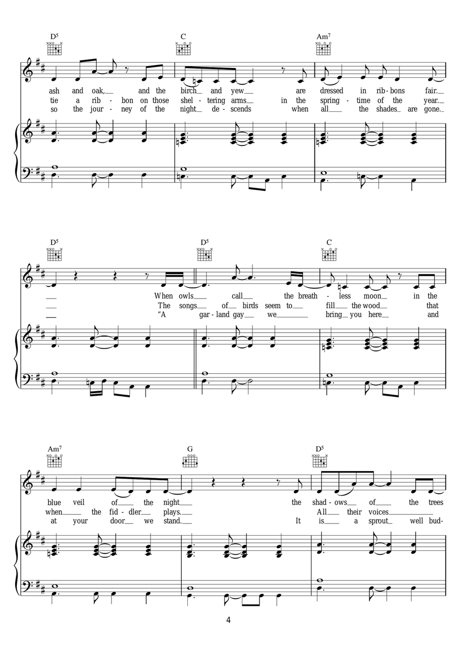 The Mummers' Dance The Mummers' Dance Acoustic Guitar scores gallery preview page 4