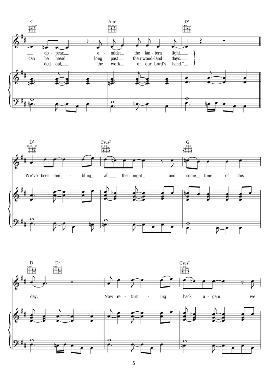 The Mummers' Dance The Mummers' Dance Acoustic Guitar scores gallery preview page 5