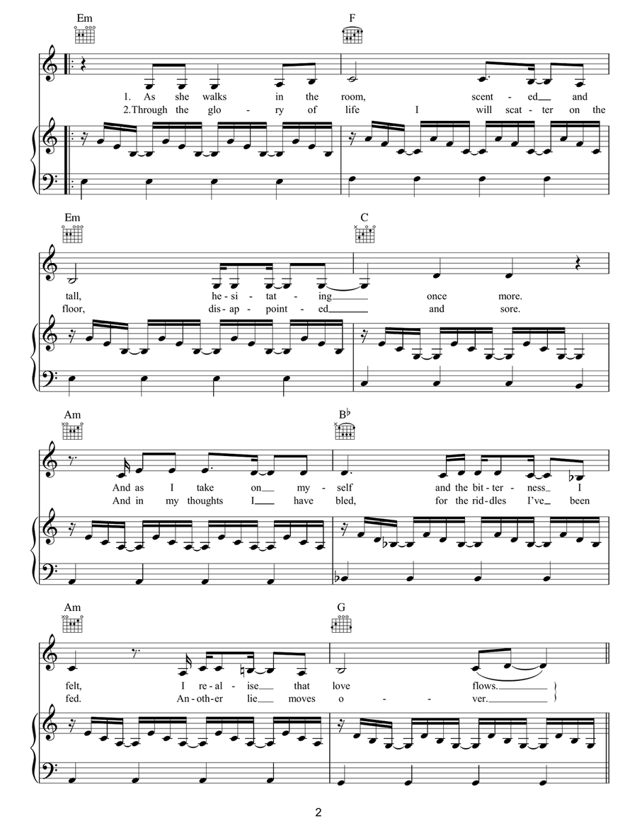 The Rip The Rip Piano, Vocal, Guitar scores gallery preview page 2