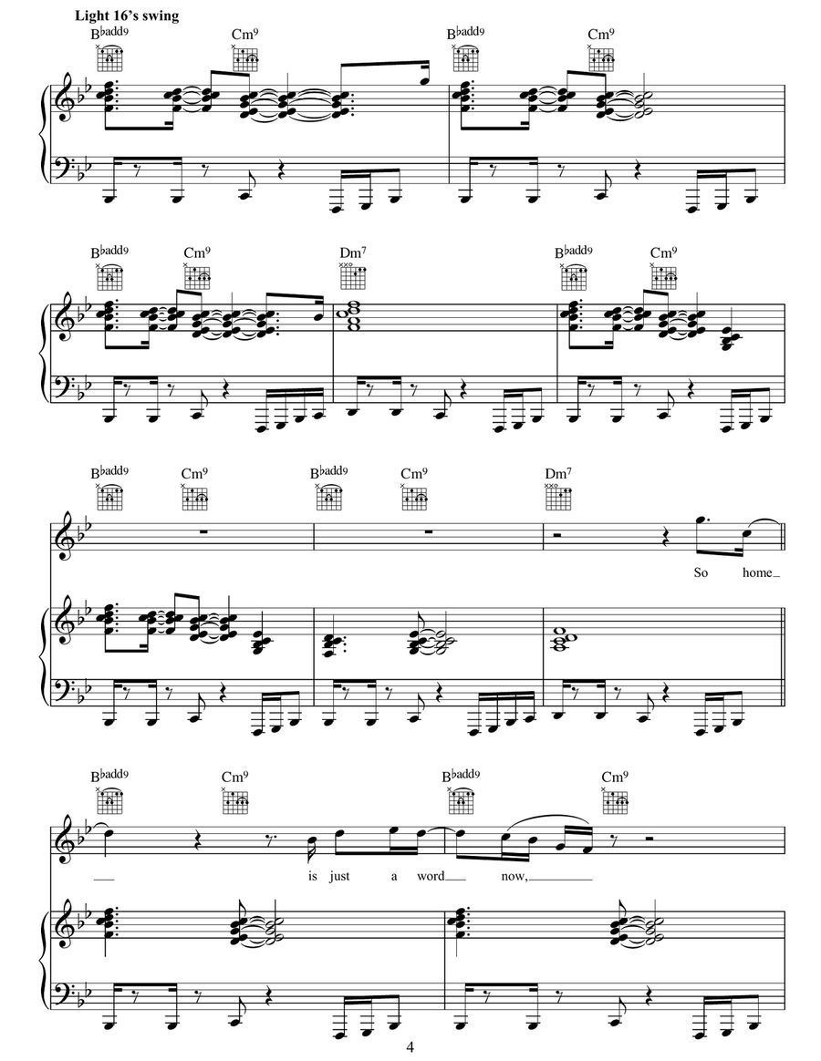 Falling Out Of Reach Falling Out Of Reach Piano, Vocal, Guitar scores gallery preview page 4