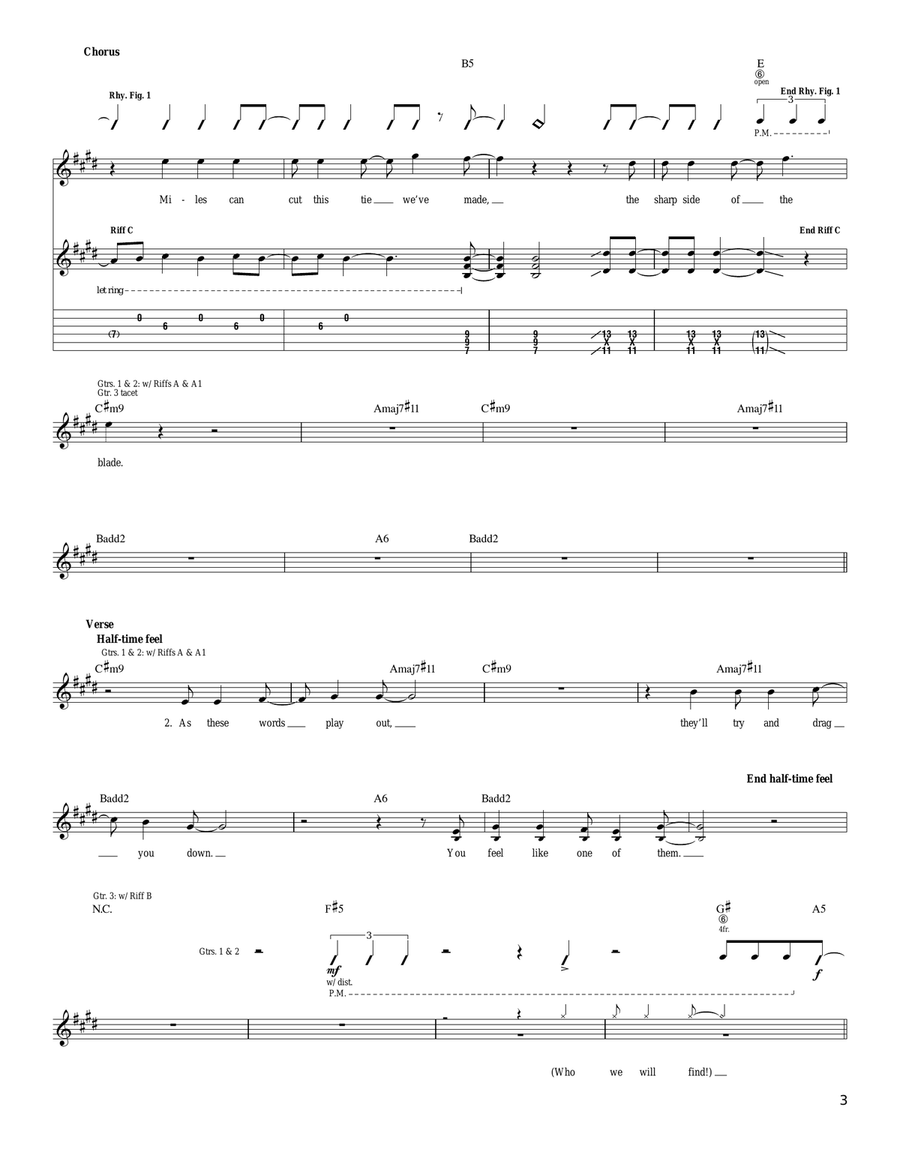 Sandpaper And Silk Sandpaper And Silk Acoustic Guitar scores gallery preview page 3