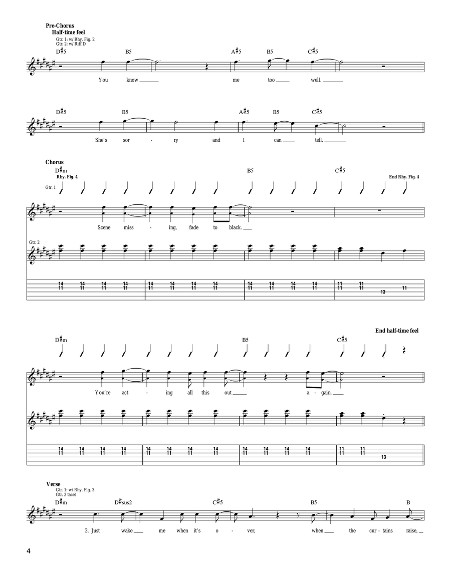 Screenwriting An Apology Screenwriting An Apology Acoustic Guitar scores gallery preview page 4