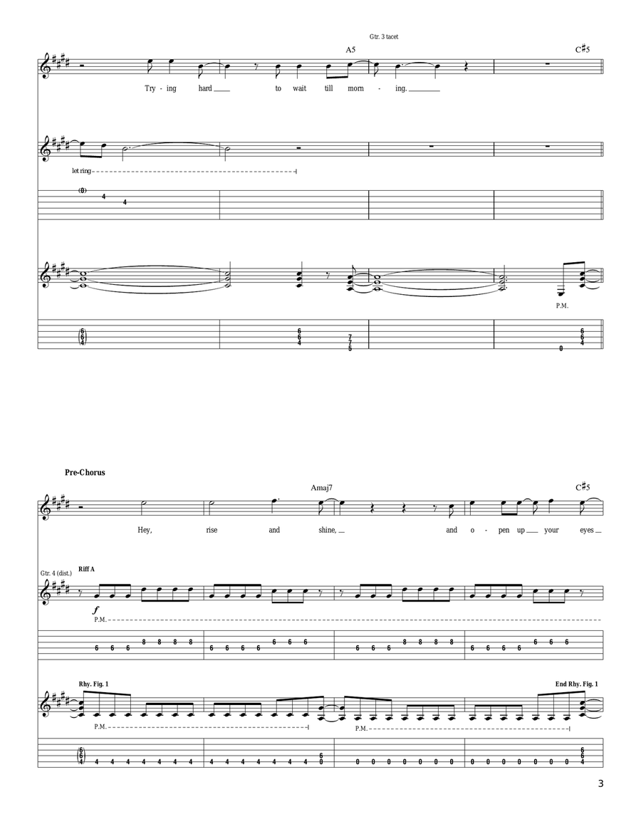The Transition The Transition Acoustic Guitar scores gallery preview page 3