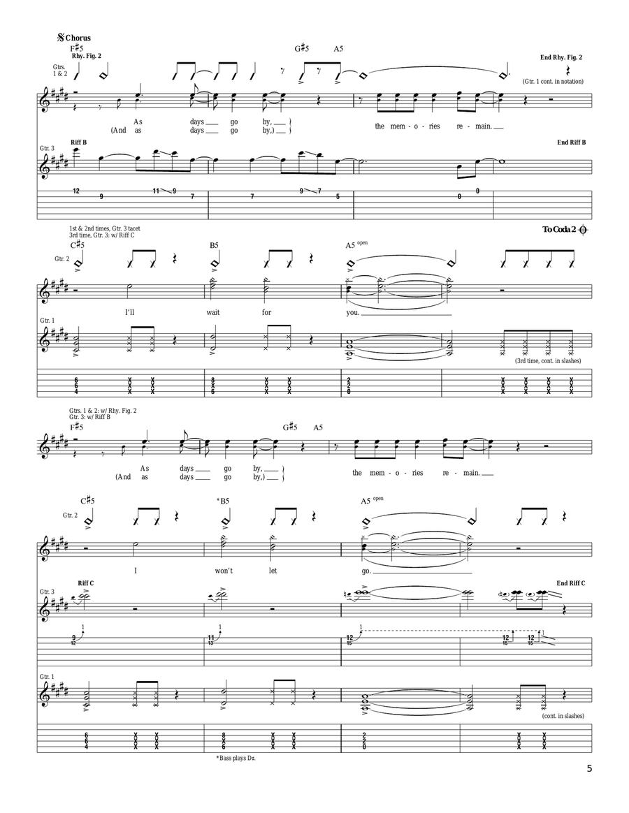The Transition The Transition Acoustic Guitar scores gallery preview page 5