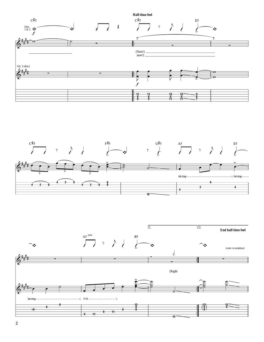 Wake Up Call Wake Up Call Acoustic Guitar scores gallery preview page 2