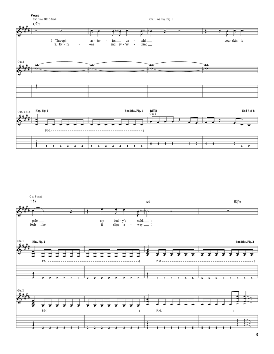 Wake Up Call Wake Up Call Acoustic Guitar scores gallery preview page 3