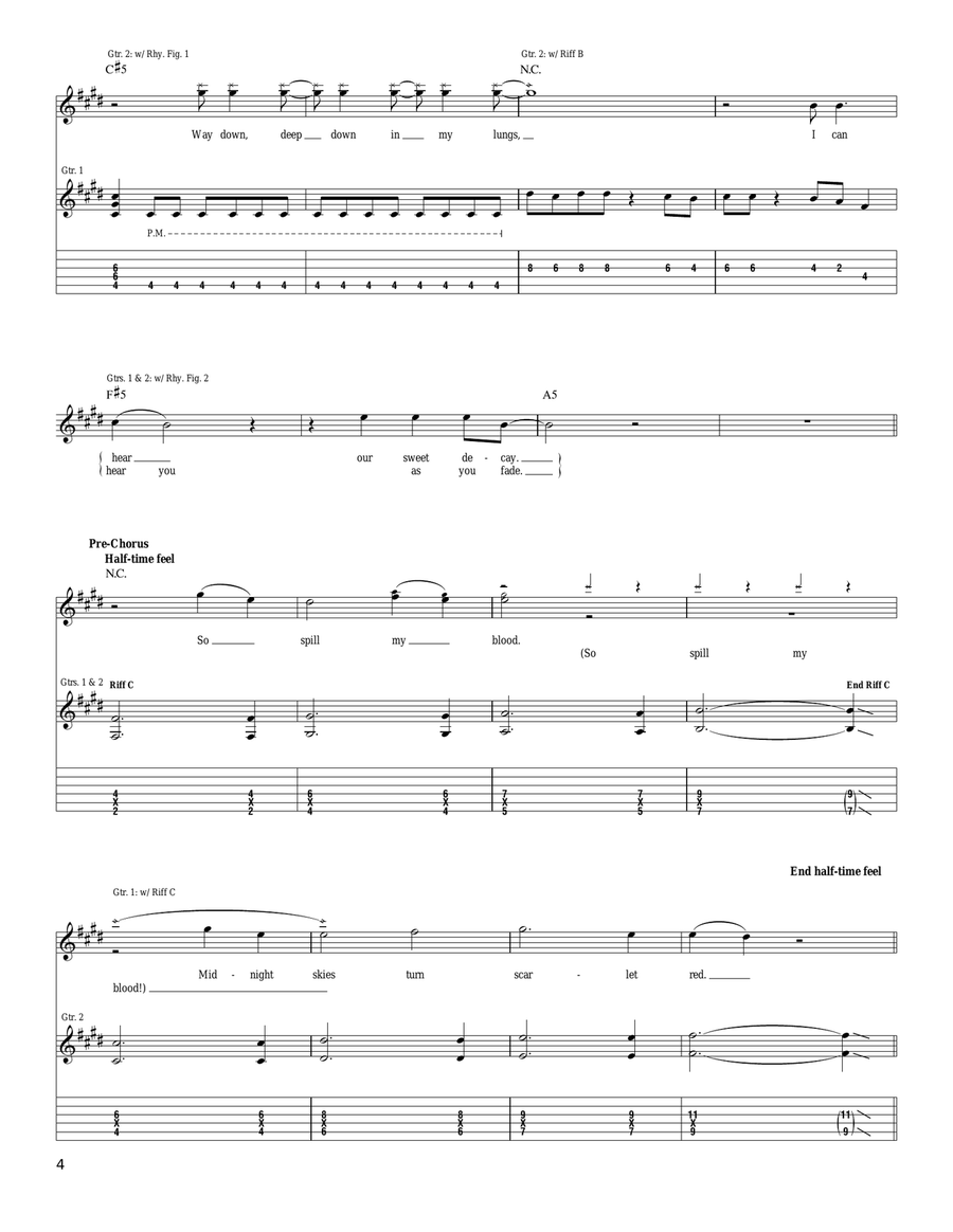 Wake Up Call Wake Up Call Acoustic Guitar scores gallery preview page 4